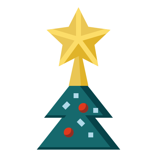 estrella de navidad icono gratis