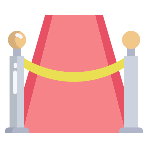 Red carpet - free icon