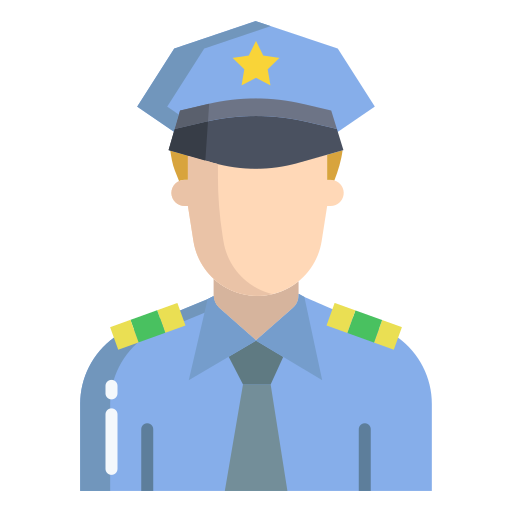 police Icône gratuit police Icône gratuit