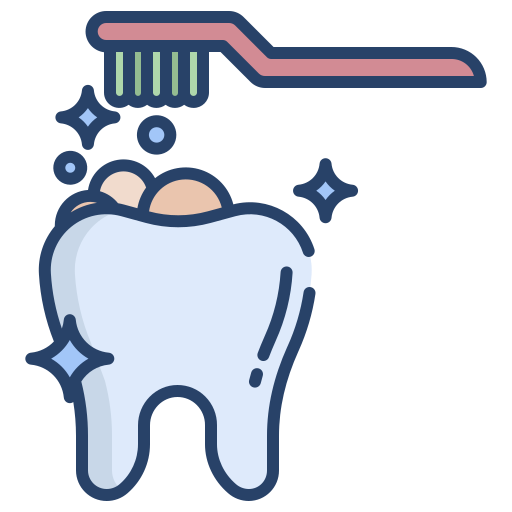 limpieza dental icono gratis