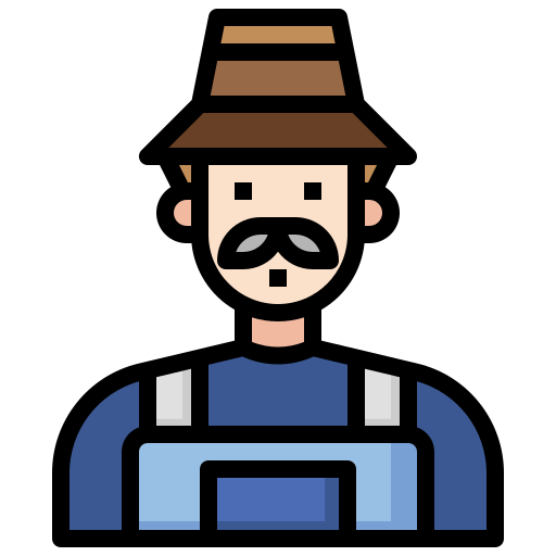 Farmer Surang Lineal Color icon