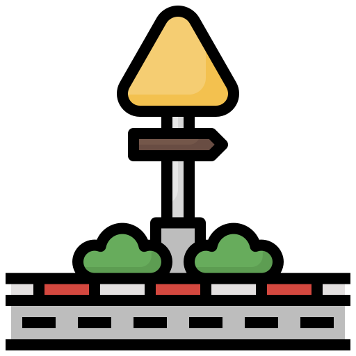 cartel de la calle icono gratis