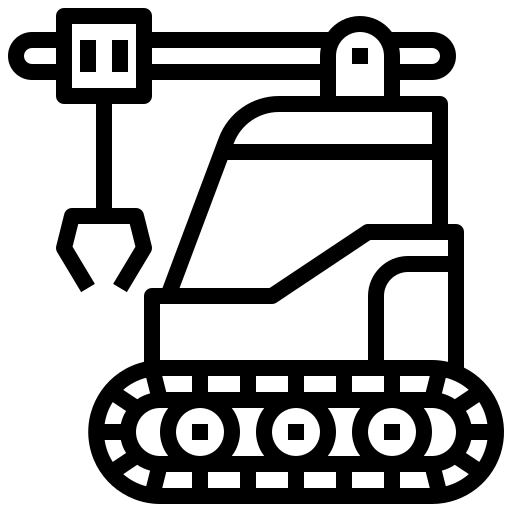 Demolition crane free icon
