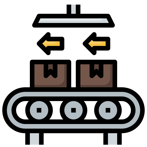 Conveyor belt free icon