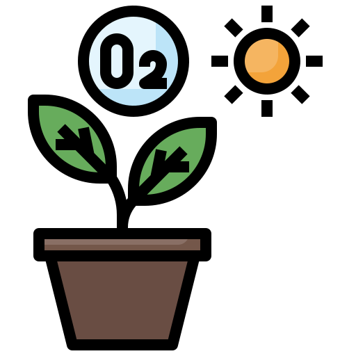 fotosíntesis icono gratis