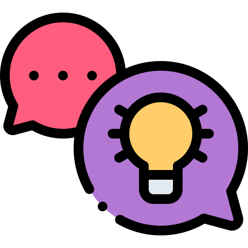 Conversation Detailed Rounded Lineal Color Icon