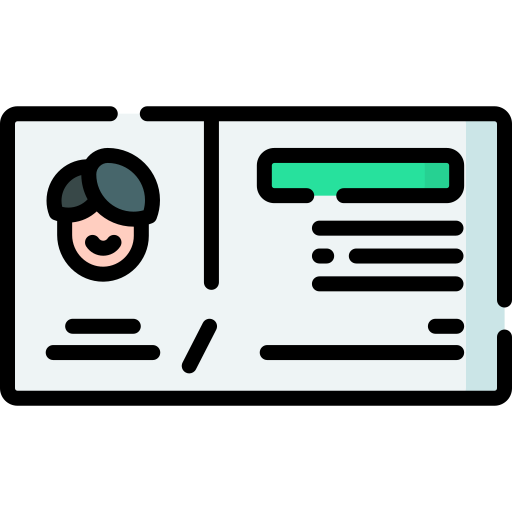 tarjeta de identificación icono gratis