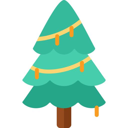 árbol de navidad icono gratis