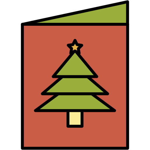 tarjeta de navidad icono gratis