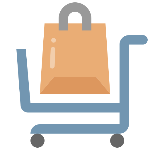 Shopping cart Generic Flat icon