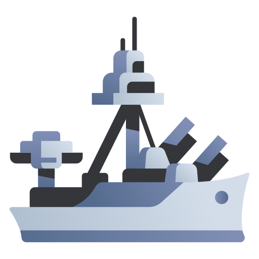 Battleship MaxIcons Flat Icon