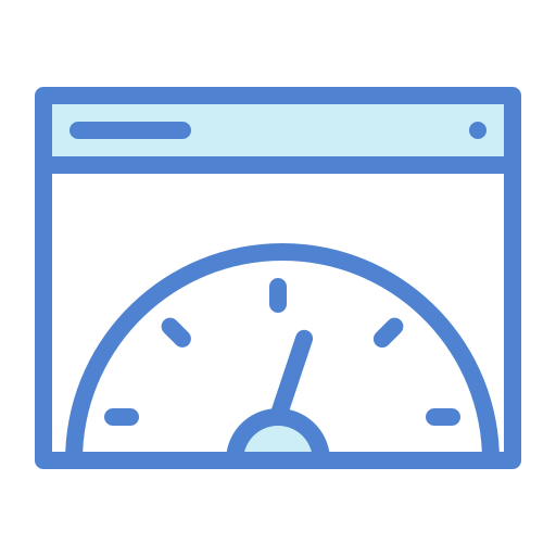 velocidad de página icono gratis