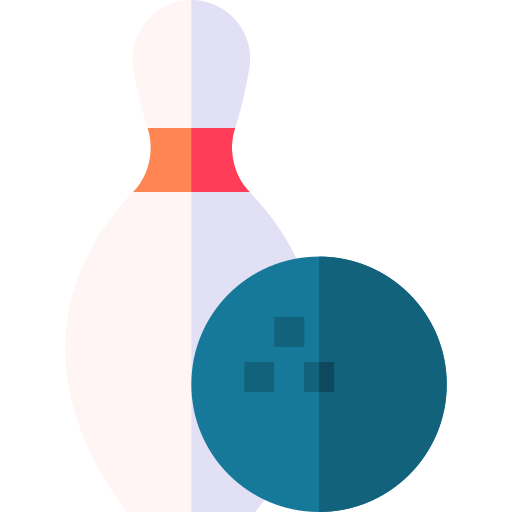 Bowling Basic Straight Flat icon