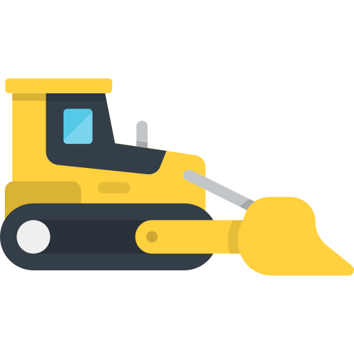 bulldozer Icône gratuit bulldozer Icône gratuit