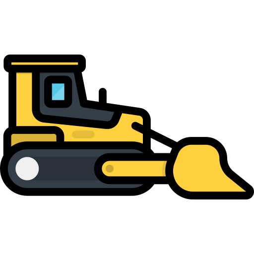bulldozer Icône gratuit bulldozer Icône gratuit