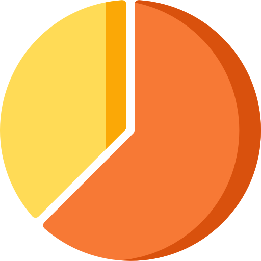 gráfico circular icono gratis