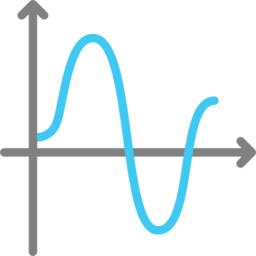 Line chart free icon