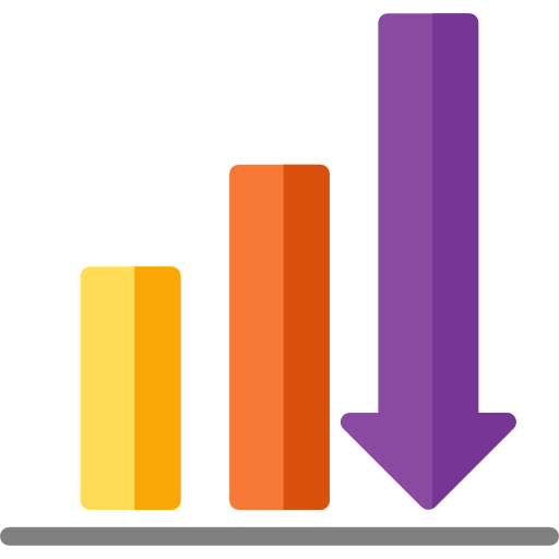 pérdida icono gratis