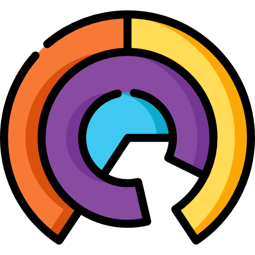 gráfico circular icono gratis gráfico circular icono gratis