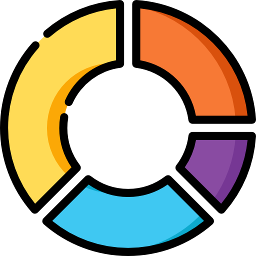 Pie chart Special Lineal color icon