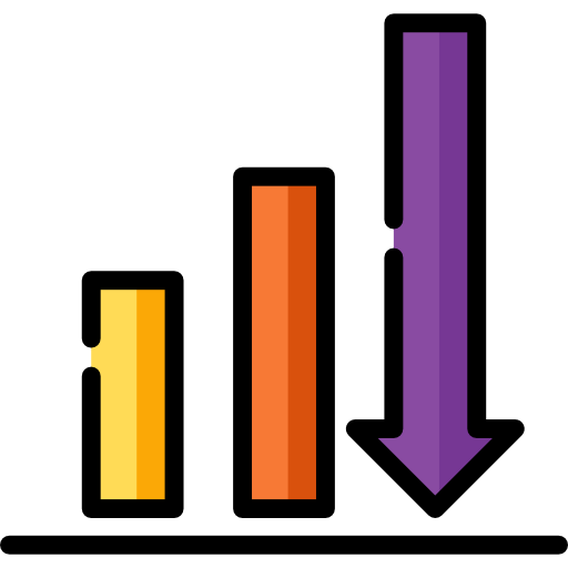 pérdida icono gratis