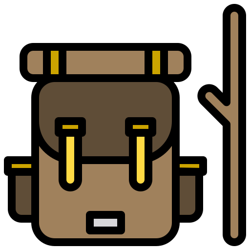 Backpack free icon