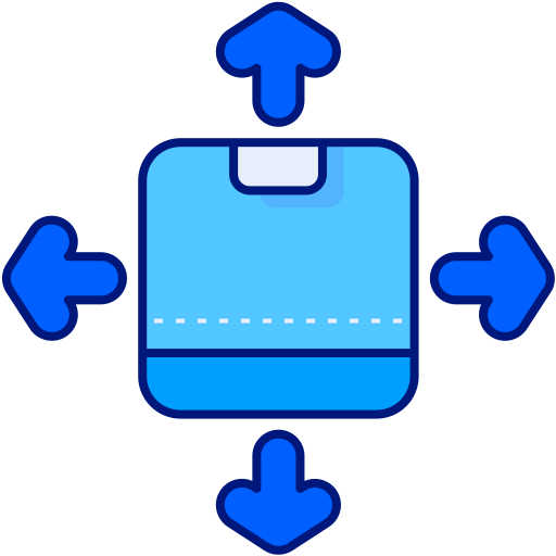 distribución icono gratis