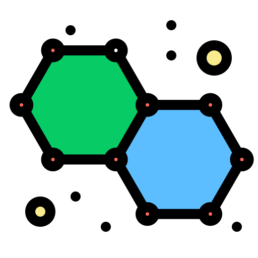 Molecule Flatart Icons Lineal Color Icon