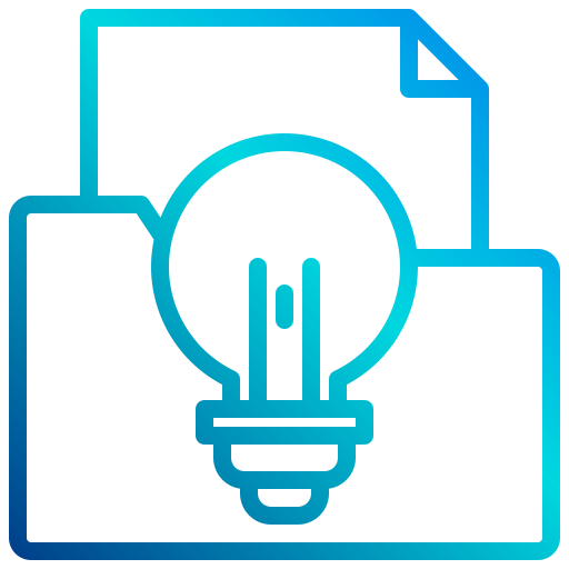 Design thinking xnimrodx Lineal Gradient icon