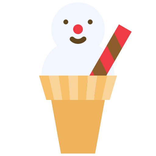 cucurucho de helado icono gratis