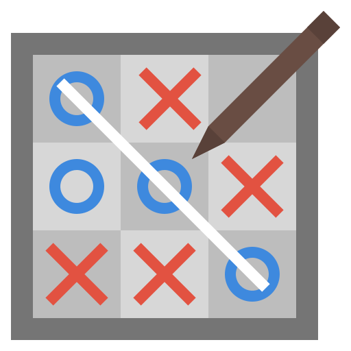 tic tac toe icono gratis