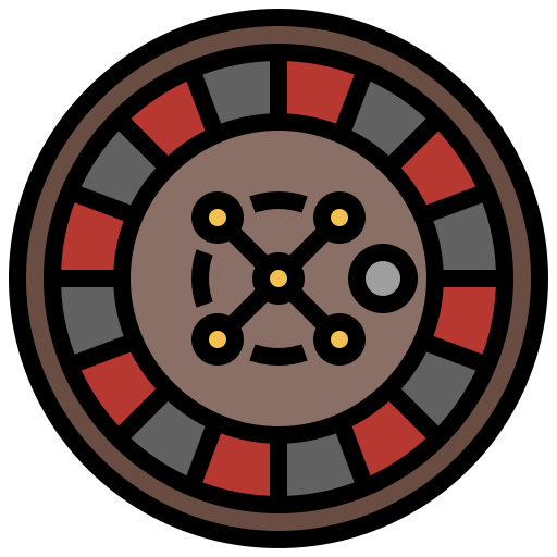 ruleta de casino icono gratis