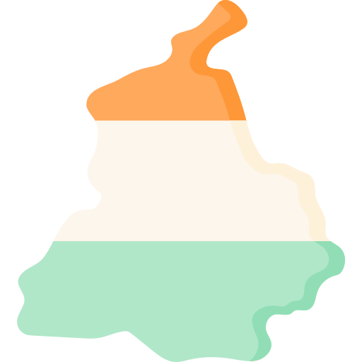 ਪੰਜਾਬ, Punjab map out line