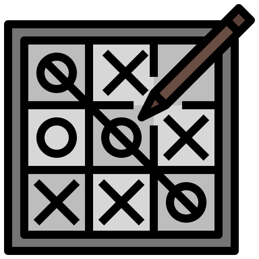 tic tac toe icono gratis