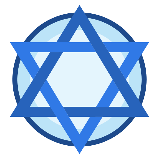 Star Of David Surang Flat Icon