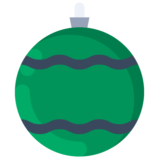 Christmas ball Justicon Flat icon