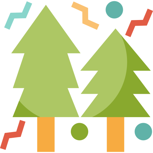 árbol de navidad icono gratis