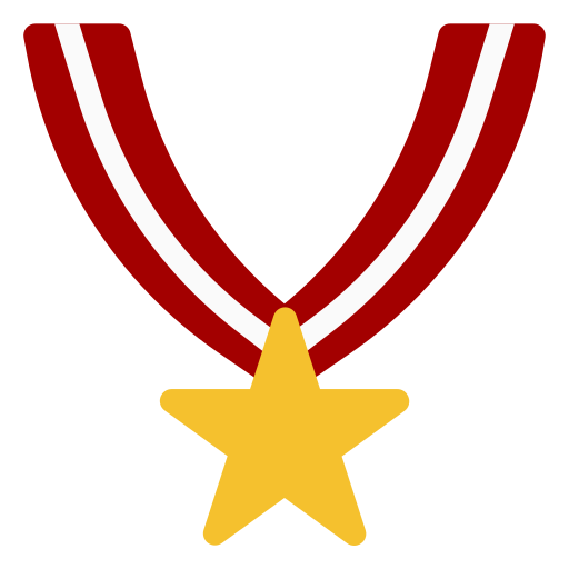 medalla estrella icono gratis