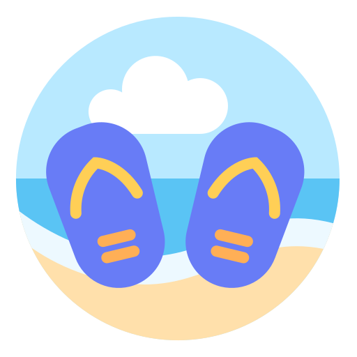 sandalias icono gratis