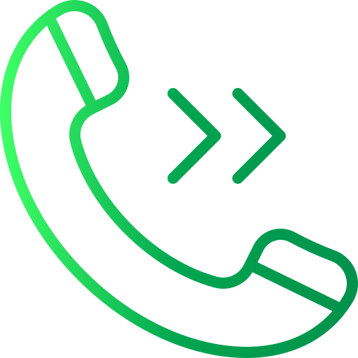 Outgoing call Generic Gradient icon