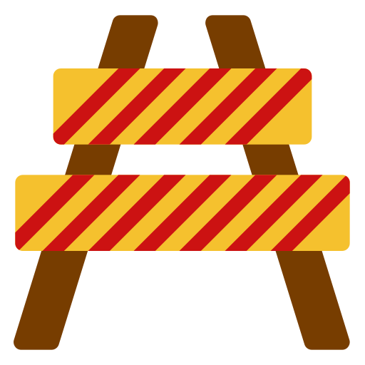 barrage routier Icône gratuit barrage routier Icône gratuit