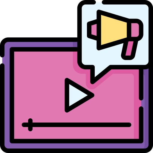 video marketing icono gratis