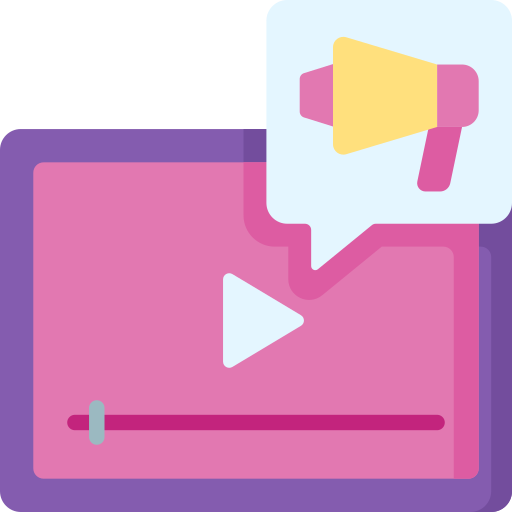 video marketing icono gratis