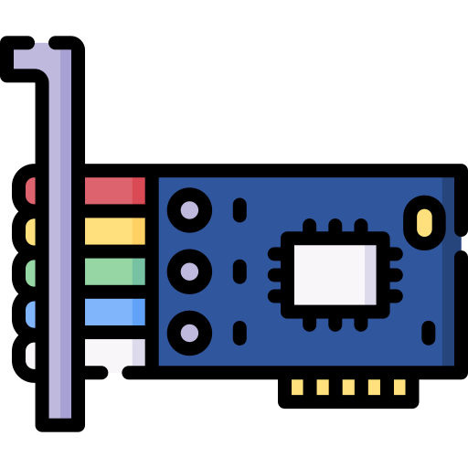 tarjeta de sonido icono gratis