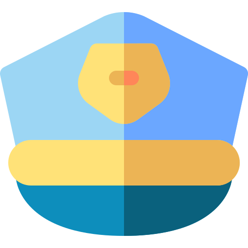 Police hat free icon