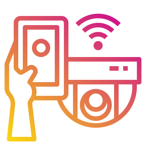 cámara de seguridad icono gratis