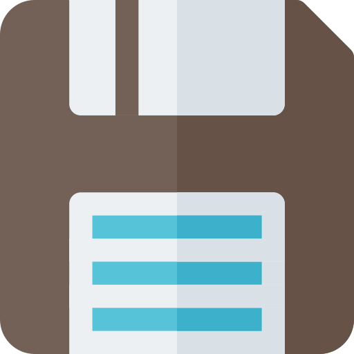 Diskette Basic Rounded Flat icon