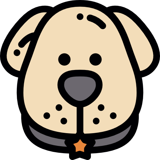 chien policier Icône gratuit