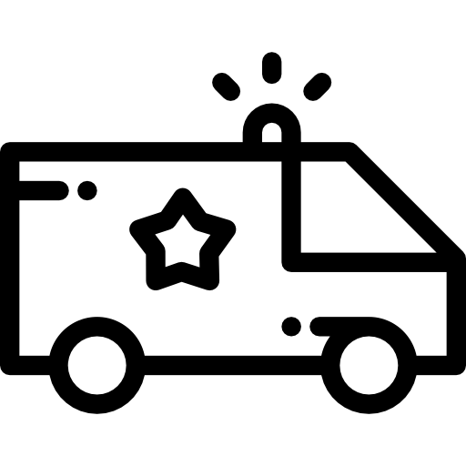 polizeiauto kostenlos Icon