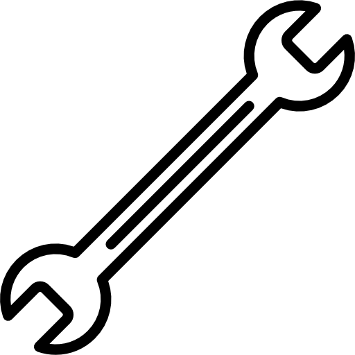 llave inglesa icono gratis